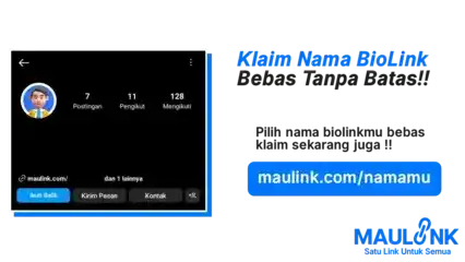 Tangkapan layar halaman sistem analitik tautan aplikasi