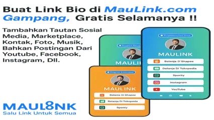 Tangkapan layar halaman pengeditan biolink aplikasi